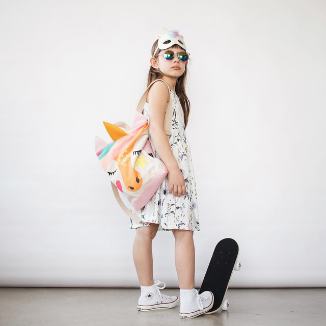 Kids Unicorn Backpack – Roomy & Durable for Day-care or Outdoors by Muni at www.brixbailey.com