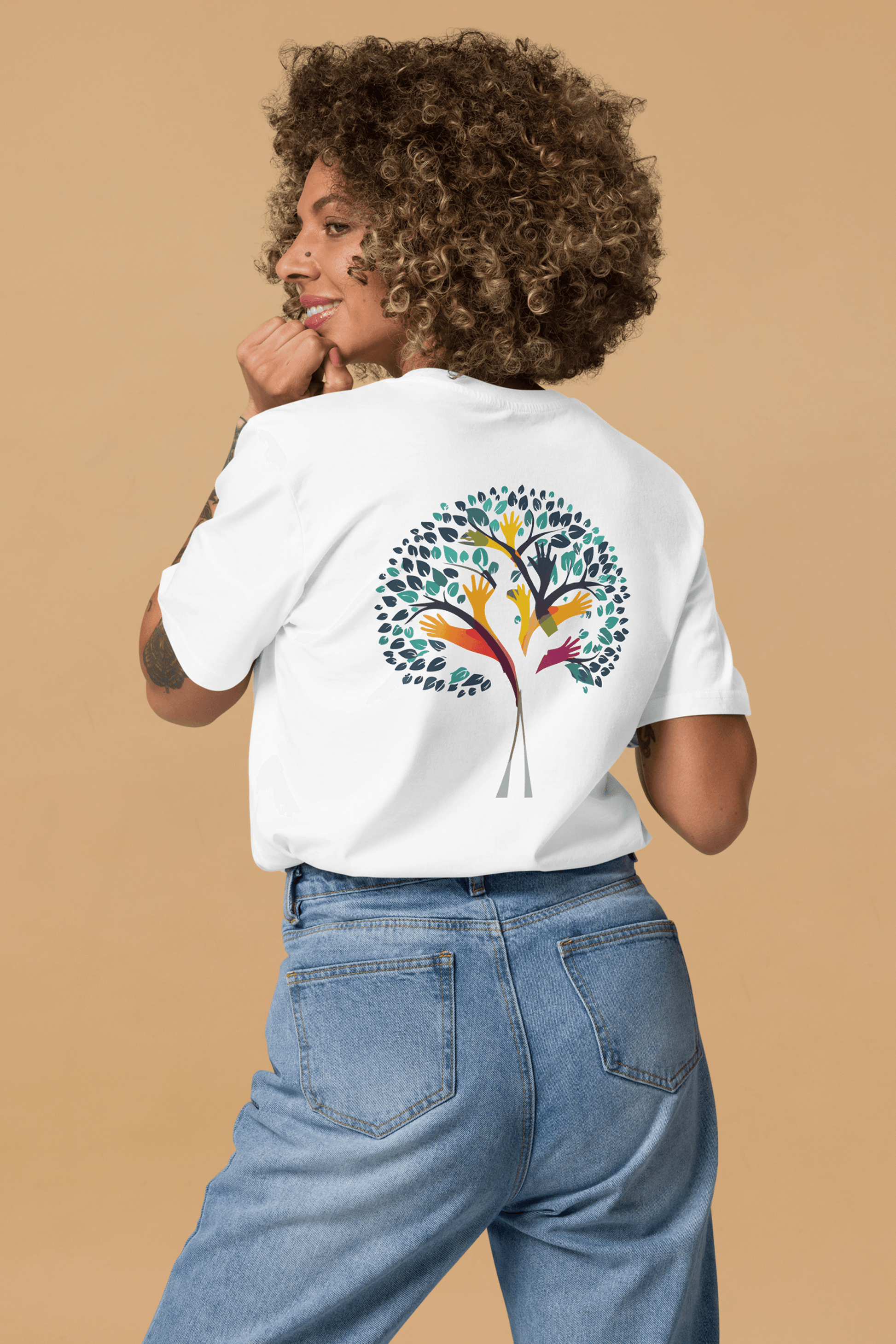 Unity Tree T-Shirt in White