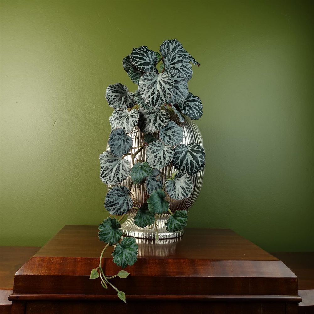 Trailing Begonia Artificial Plant 50cm with Realistic Leaves