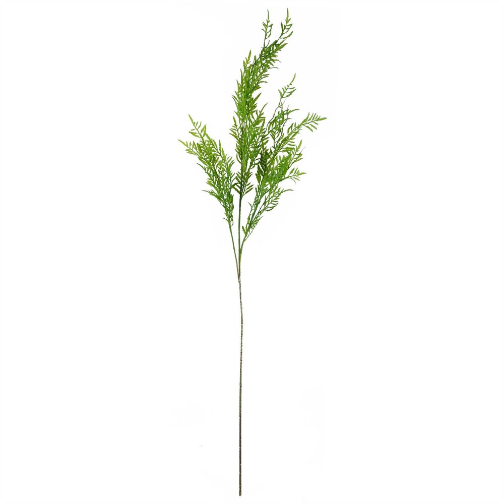 90cm Purple Chrysanthemum and Ferns Glass Vase Arrangement Pack