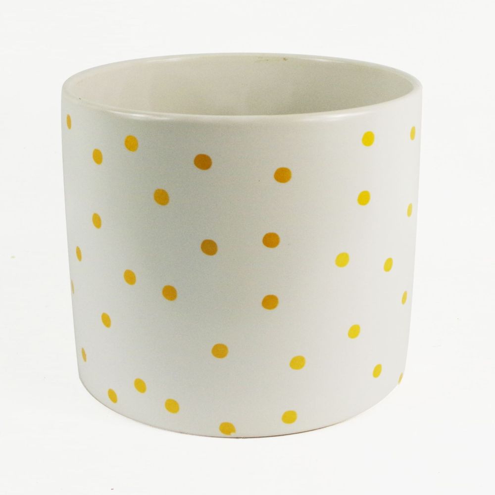 Ceramic Mini Desktop Planters with Charming Leaf and Pattern Designs