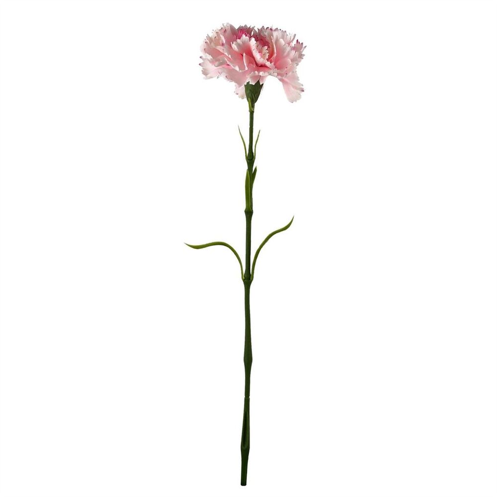 Pink Carnation Artificial Flowers Set of 12