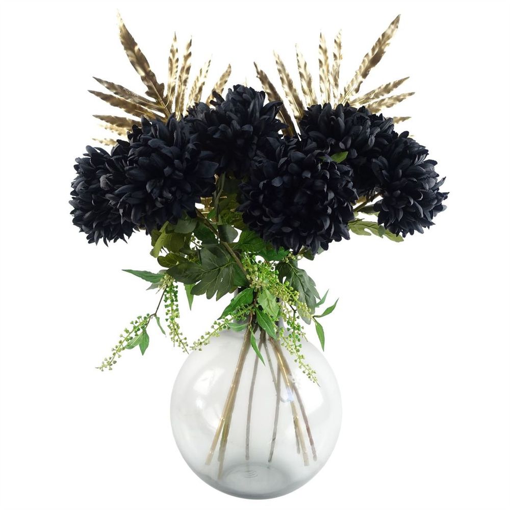 Gold Palm Leaf 95cm Artificial Plant Decoration