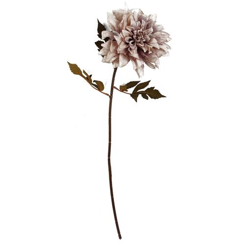 55cm Dusty Pink Dahlia Flower Stem