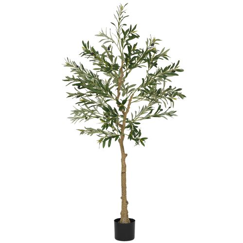 Indoor Artificial Olive Tree 150cm Potted Faux Silk Plant