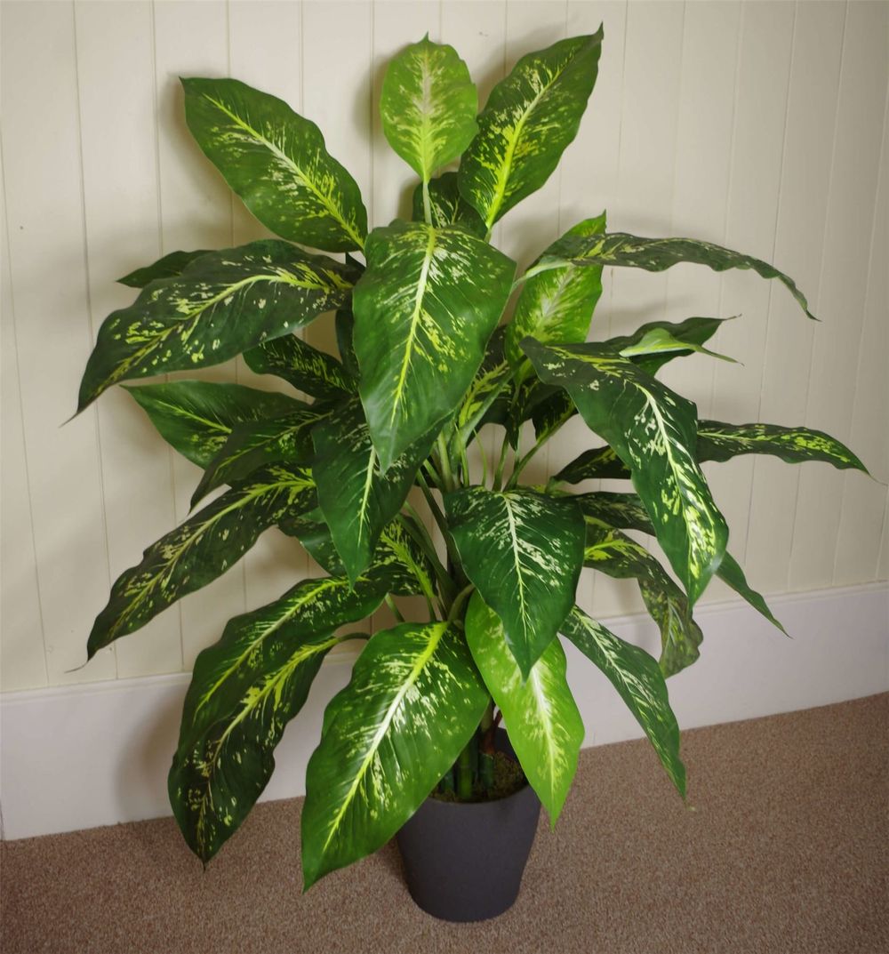 Large 100cm Spotted Evergreen Artificial Plant Tree