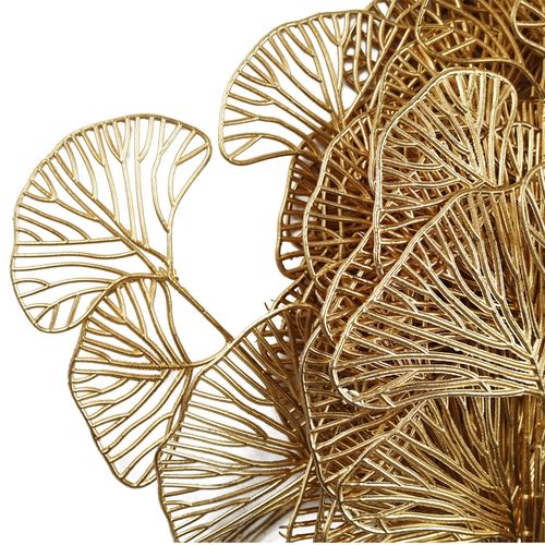 65cm Golden Leaves Flower Arrangement Stem