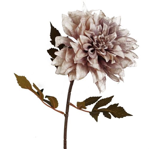 55cm Dusty Pink Dahlia Flower Stem