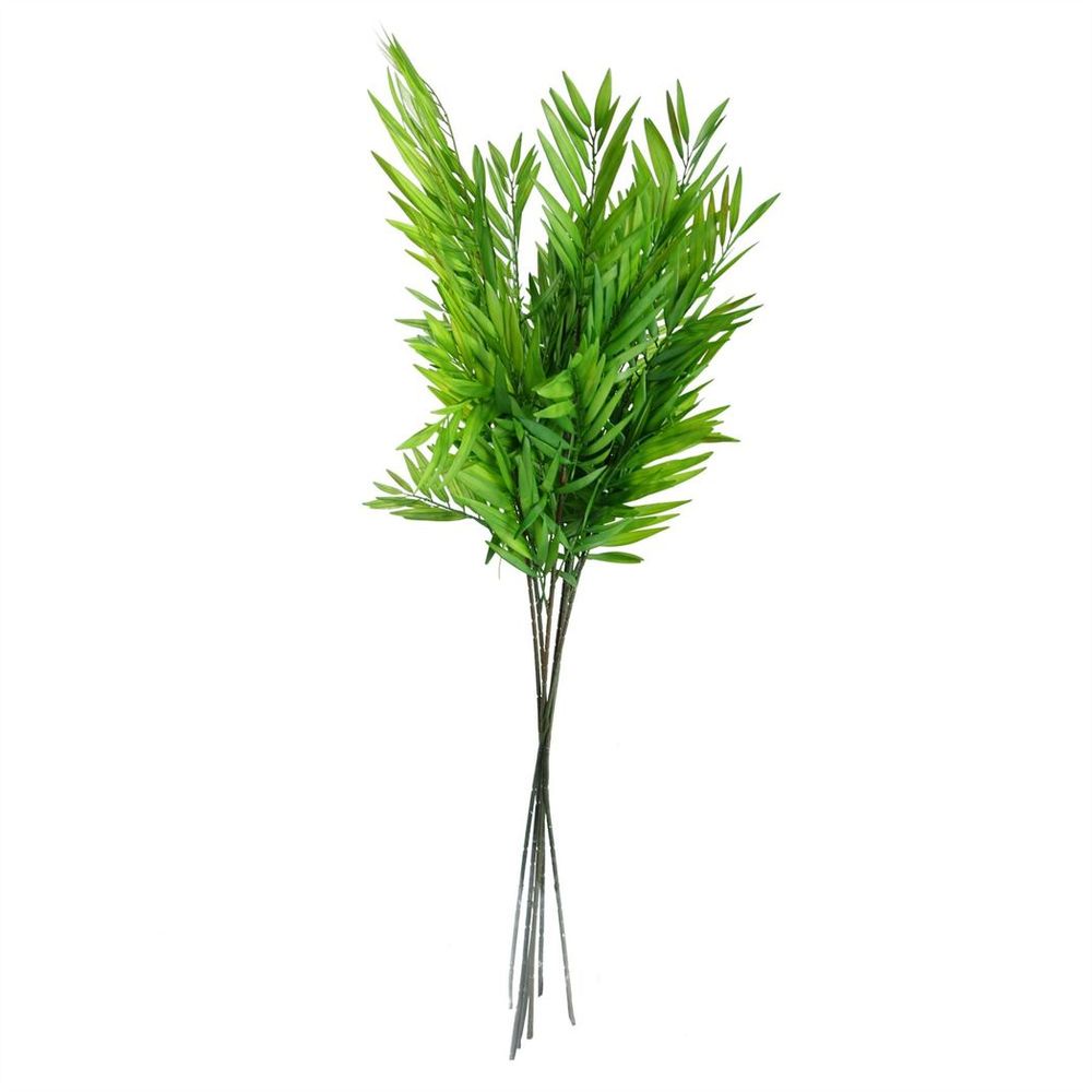 Pack of 6 Bamboo Fern Stems 85cm Tall Artificial Plants