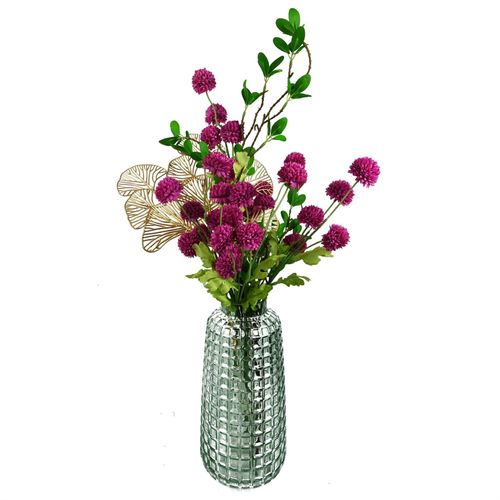 Pack of 6 Golden Leaves Flower Arrangement Stems 65cm