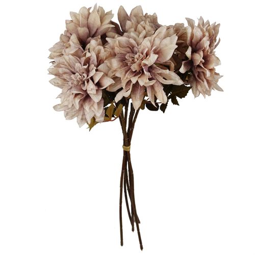 55cm Dusty Pink Dahlia Flower Stem