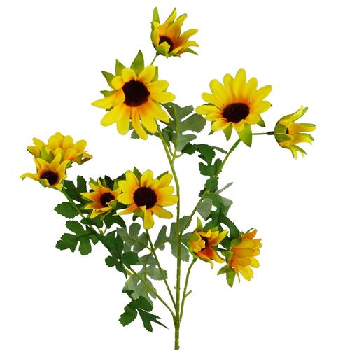 Pack of 6 Yellow Daisy Flower Sprays 70cm