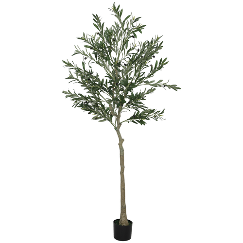 Indoor Artificial Olive Tree, 120cm Potted Silk Plant
