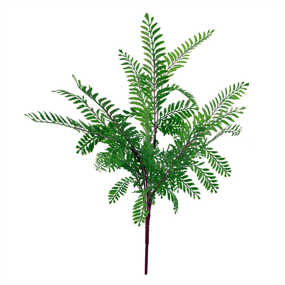 55cm Himalayan Maidenhair Fern Bush Dark Green Artificial Plant