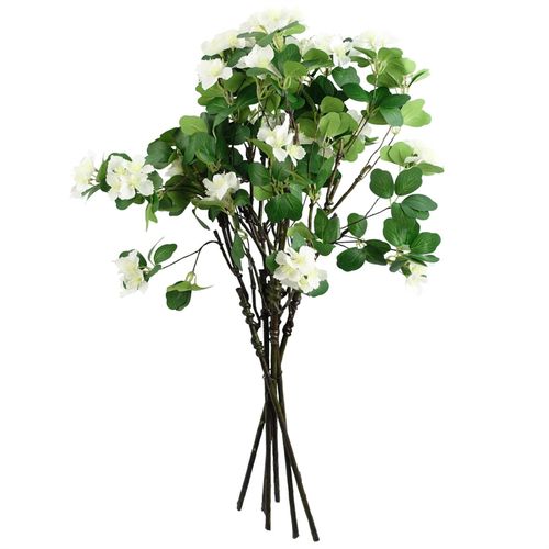 White Flower Foliage Spray 60cm Pack of 6