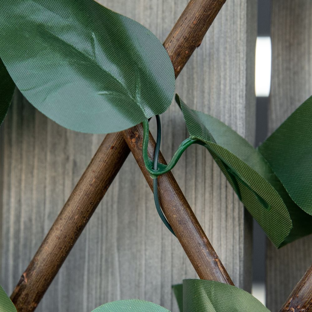 Expandable Artificial Plant Trellis Fence 2m x 1m Telescopic