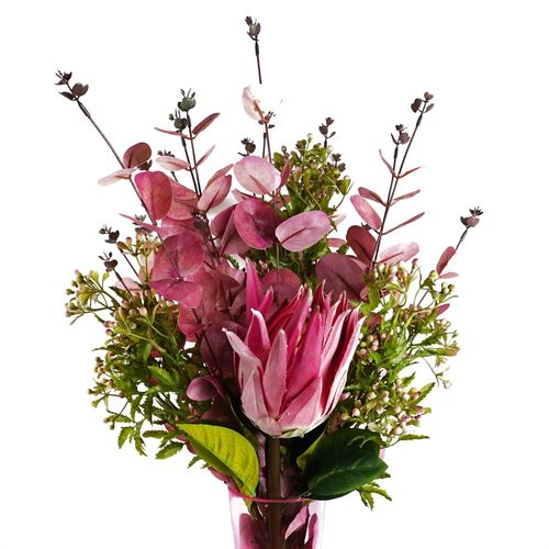 65cm Pink Protea Sugarbush Flower Stem