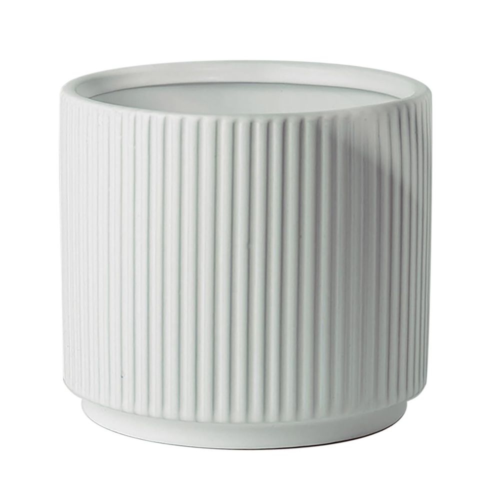 Ceramic Mini Desktop Planters with Charming Leaf and Pattern Designs