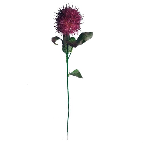 70cm Purple Globe Thistle Artificial Flower Stem