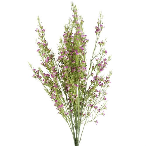 100cm Purple Artificial Foliage with Small Flowers