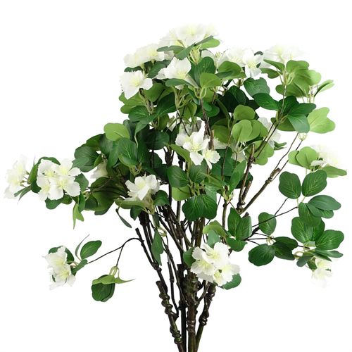 White Flower Foliage Spray 60cm Pack of 6