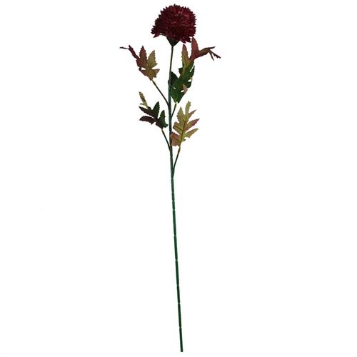 70cm Large Ball Dahlia Artificial Flower Stem in Pink