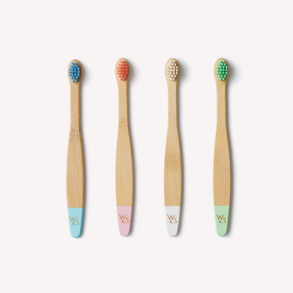 Baby Bamboo Toothbrush 4 Pack Extra Soft Bristles
