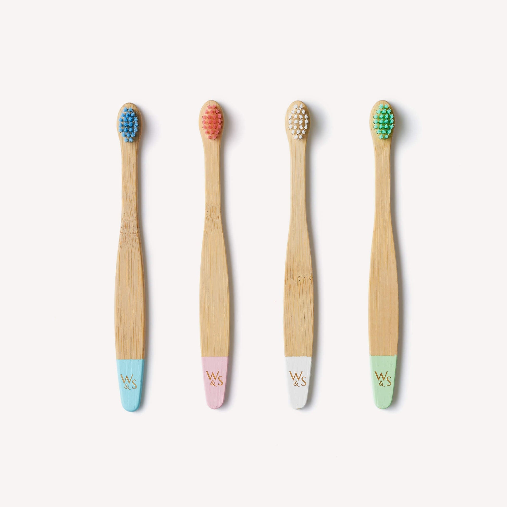 Baby Bamboo Toothbrush 4 Pack Extra Soft Bristles