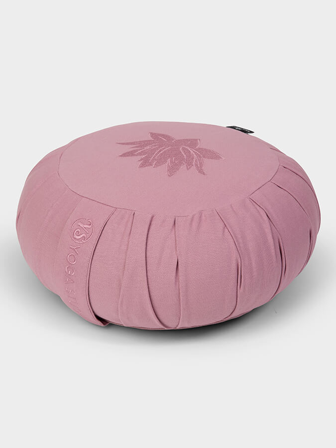 Organic Cotton Round Lotus Zafu Buckwheat Meditation Cushion