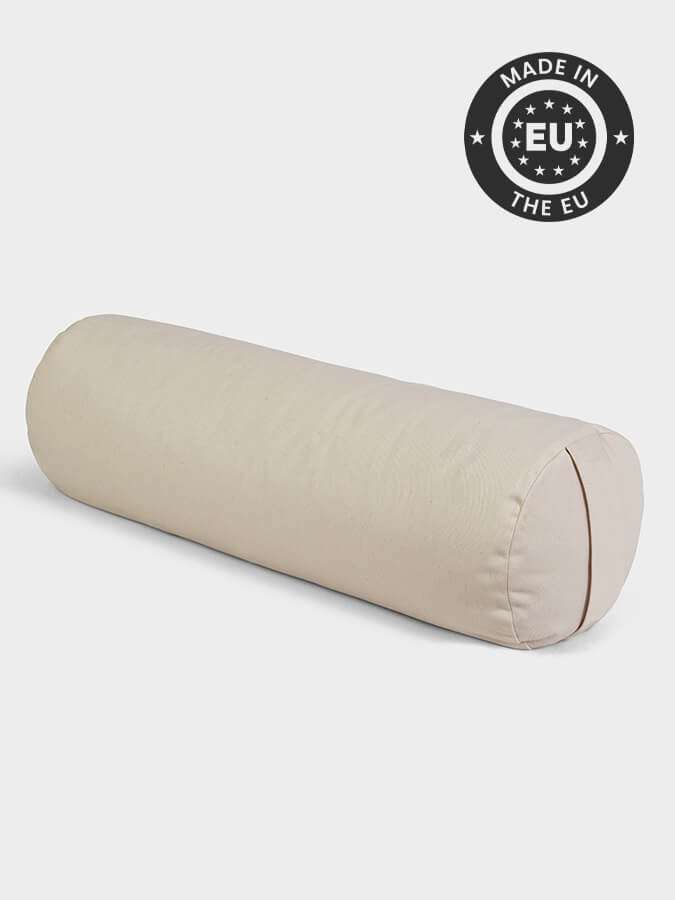 Organic Buckwheat Yoga Bolster Round