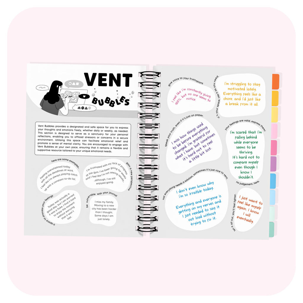 Anxiety Spiral Journal for Daily Reflection