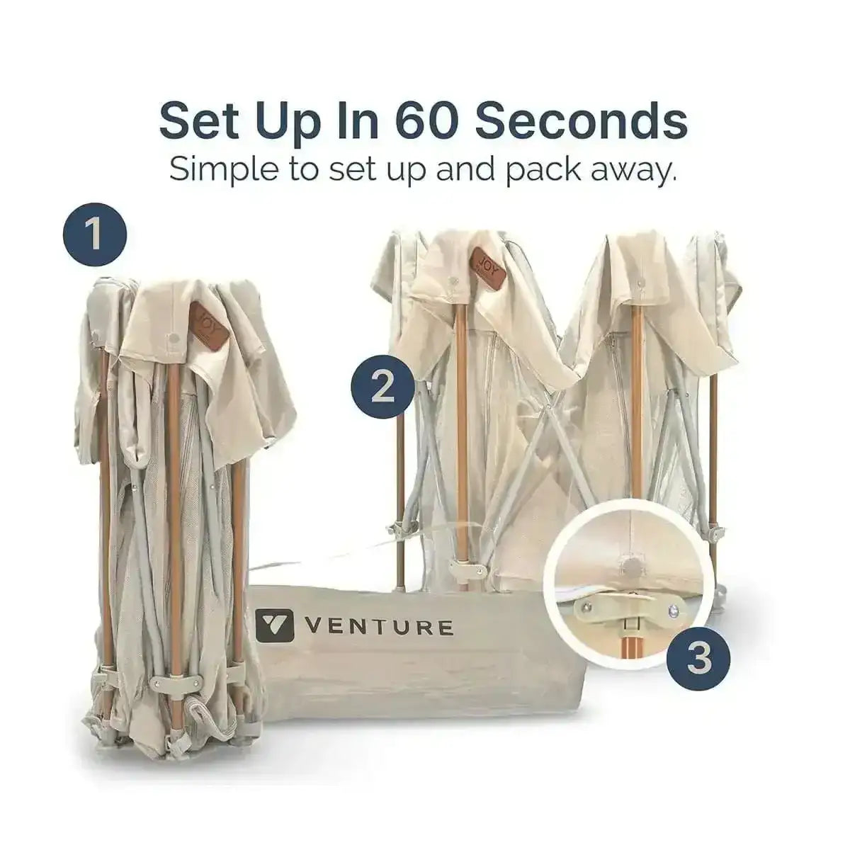 JOY Baby Playpen in Natural Wood