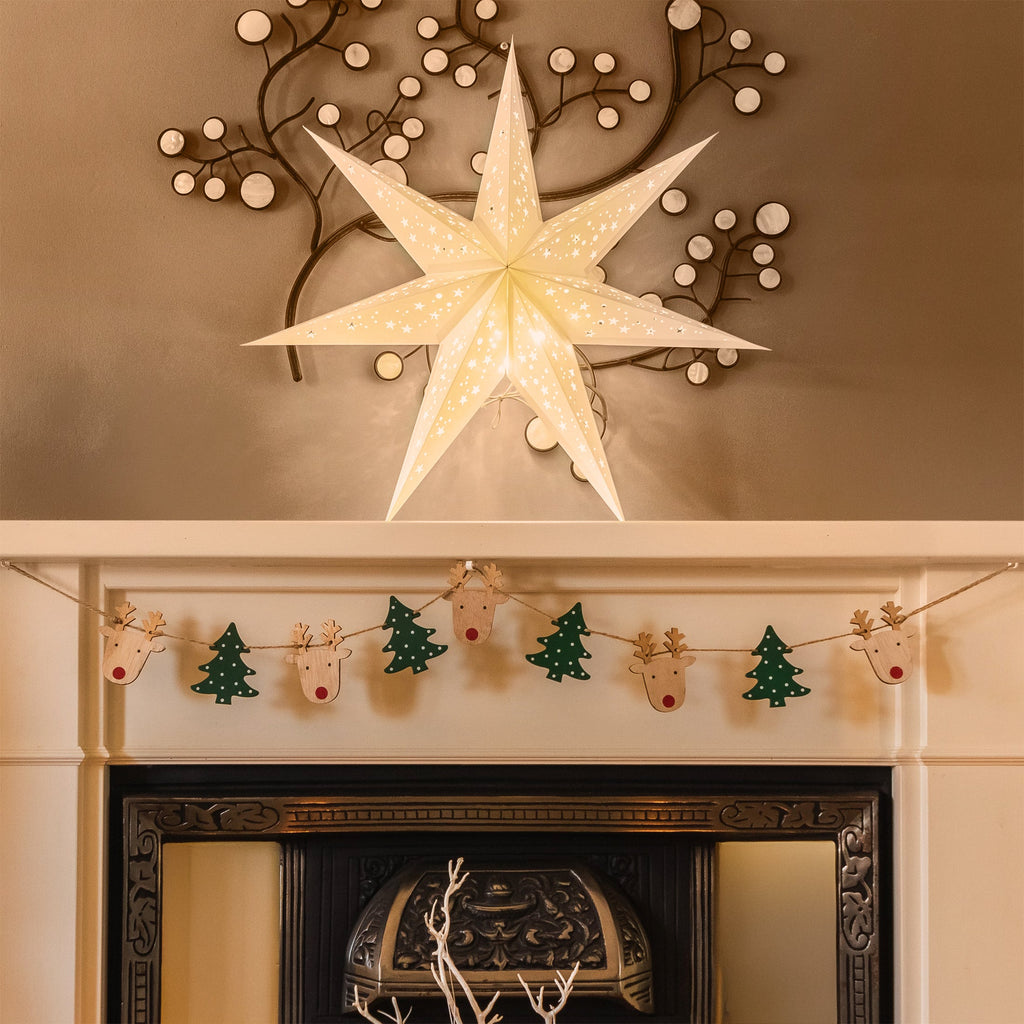 Venus White Star Lantern 60cm