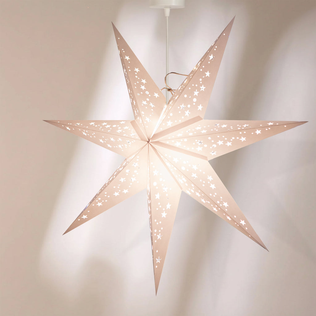 Venus White Star Lantern 60cm