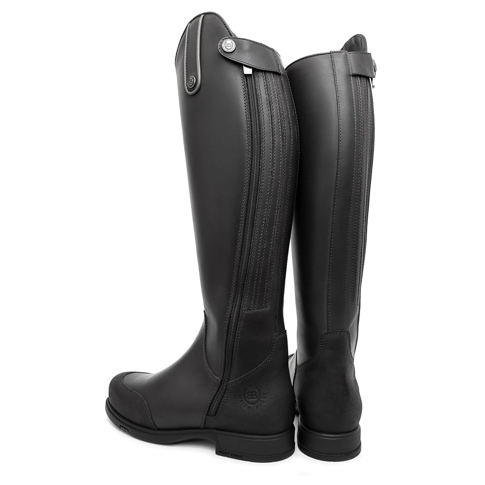Storm Waterproof Long Riding Boots in Black