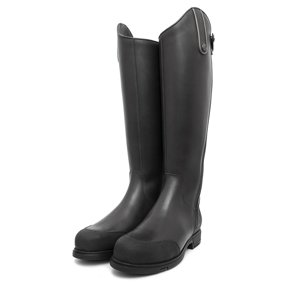 Storm Waterproof Long Riding Boots in Black