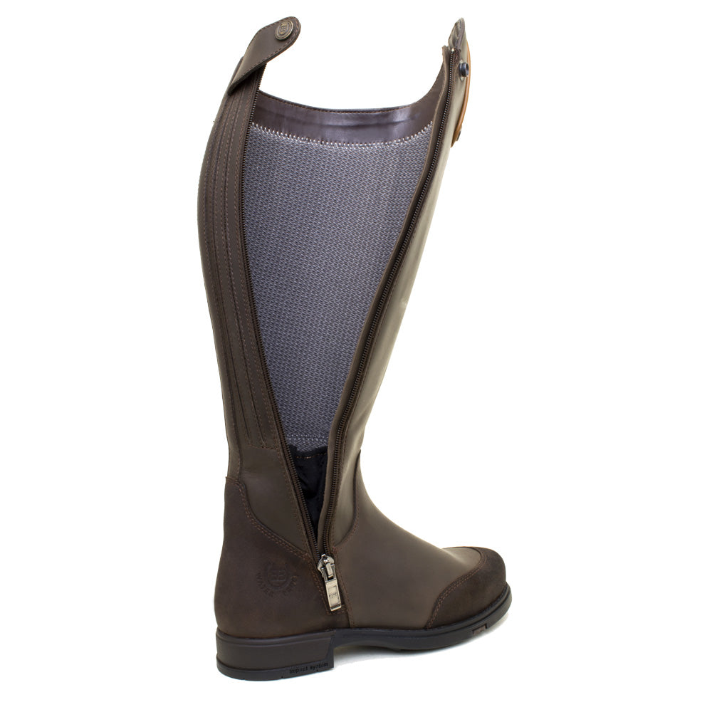 Storm Waterproof Long Riding Boots in Brown