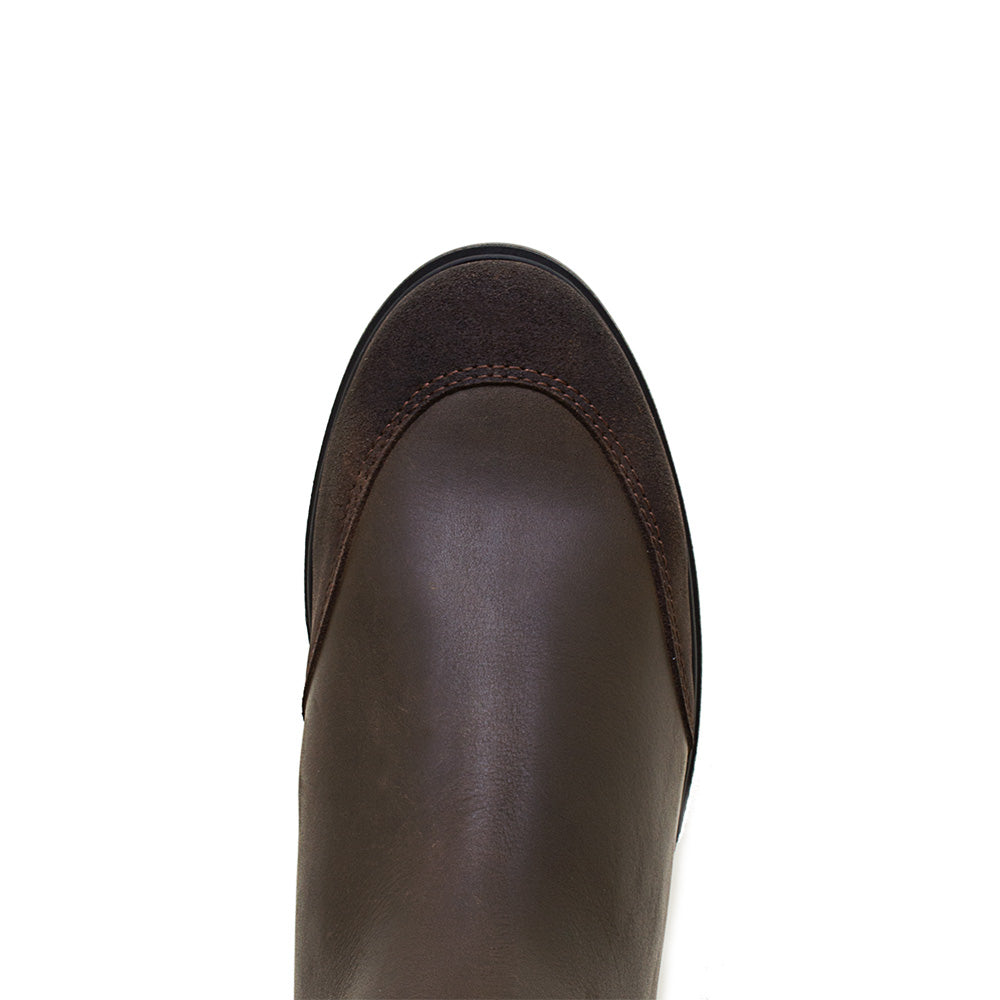 Storm Waterproof Long Riding Boots in Brown
