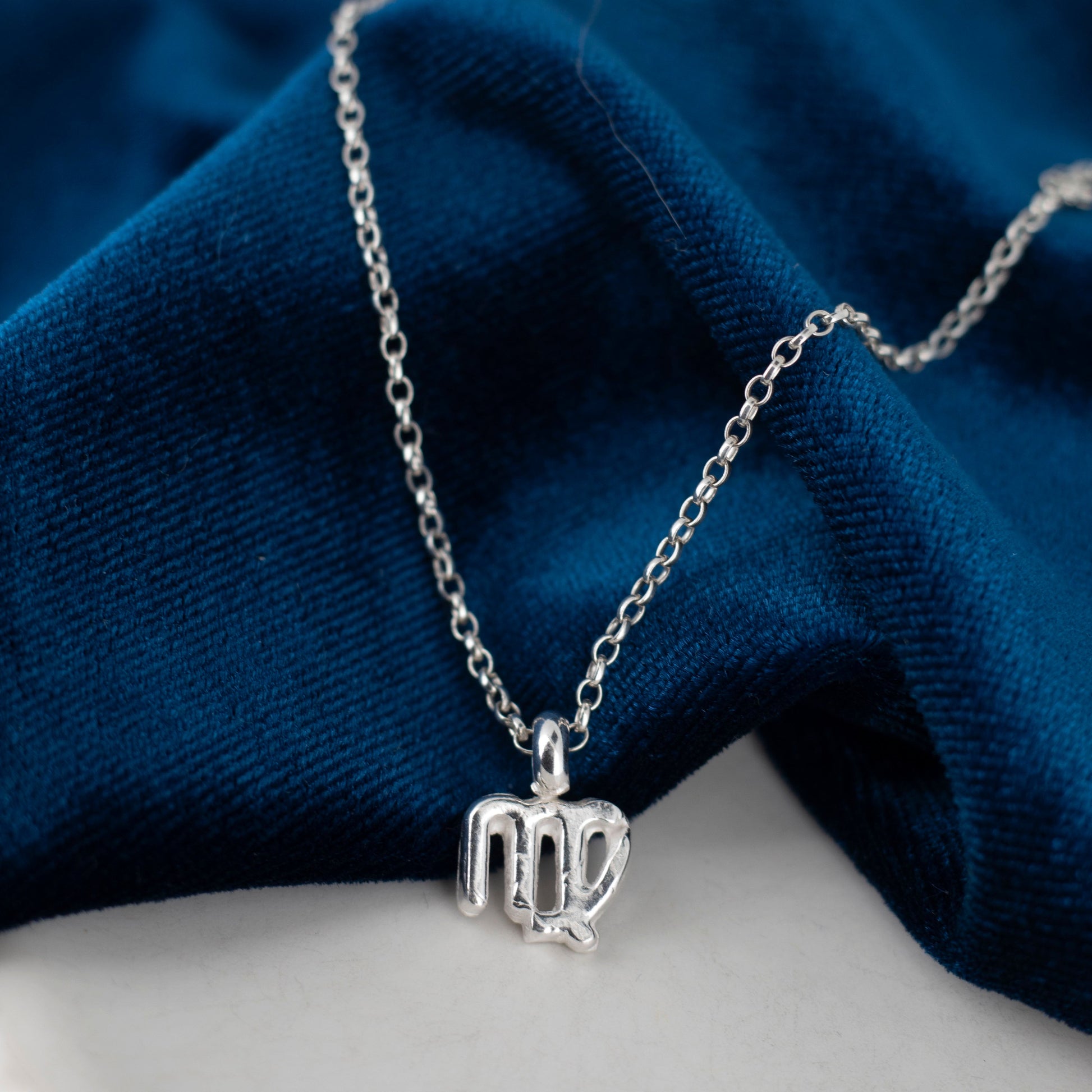 Silver Zodiac Pendant Necklace