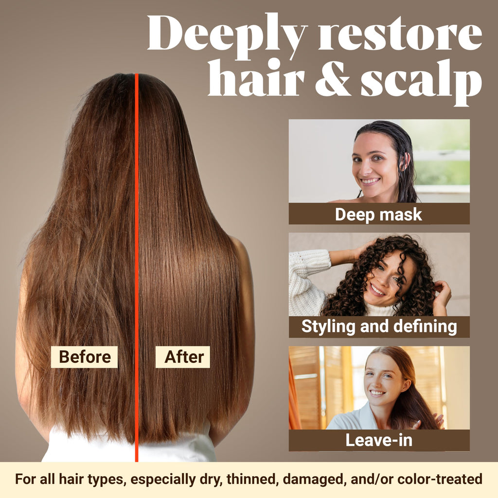 100 Percent Organic Raw Batana Oil for Hair Growth All Hair Types 2oz Glass Jar
