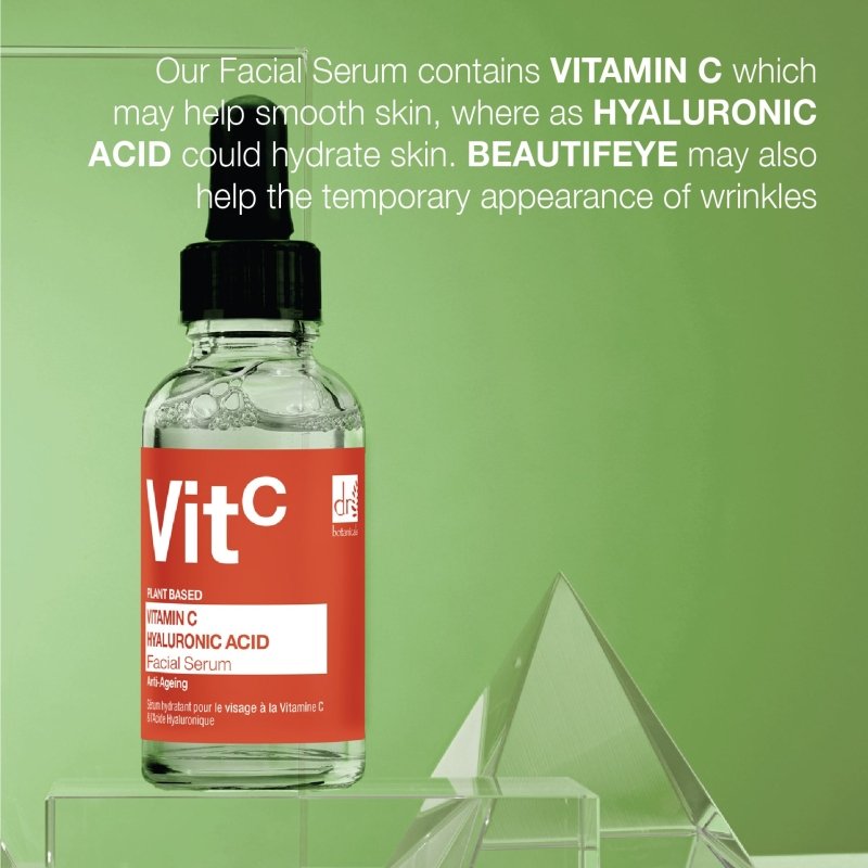 Vitamin C 5 Percent and Hyaluronic Acid 2 Percent Hydrating Facial Serum 30ml