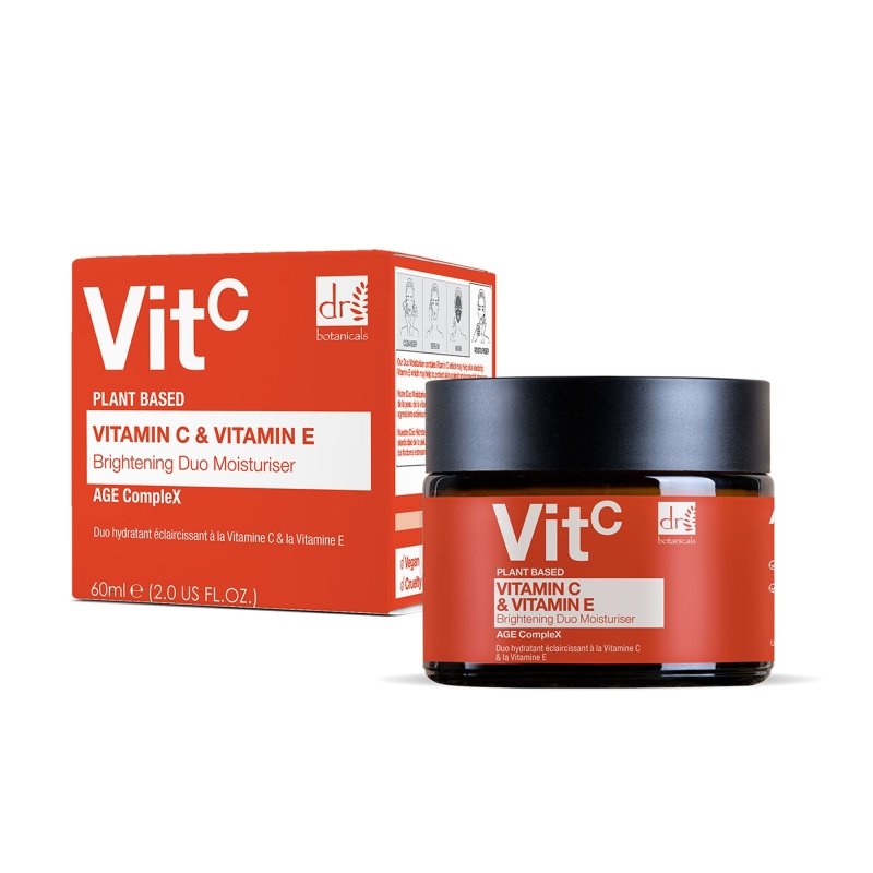 Vitamin C Hyaluronic Acid Anti-Ageing Serum and Brightening Moisturiser Duo