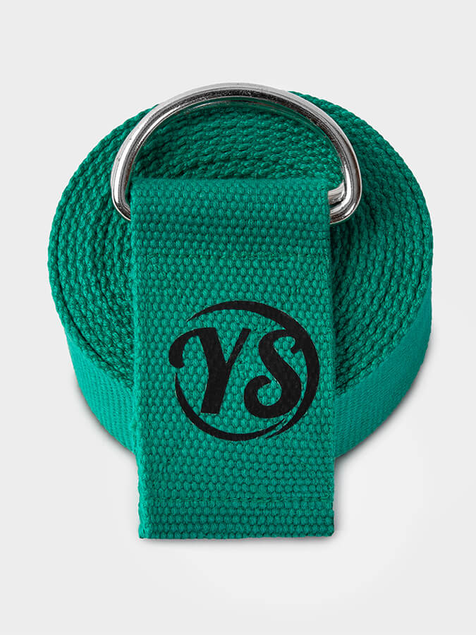 Organic Cotton D-Ring Yoga Belt Strap 2.5m