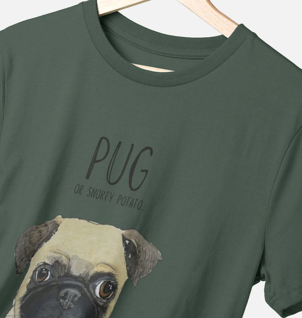 Snorty Potato Pug Men's T Shirt