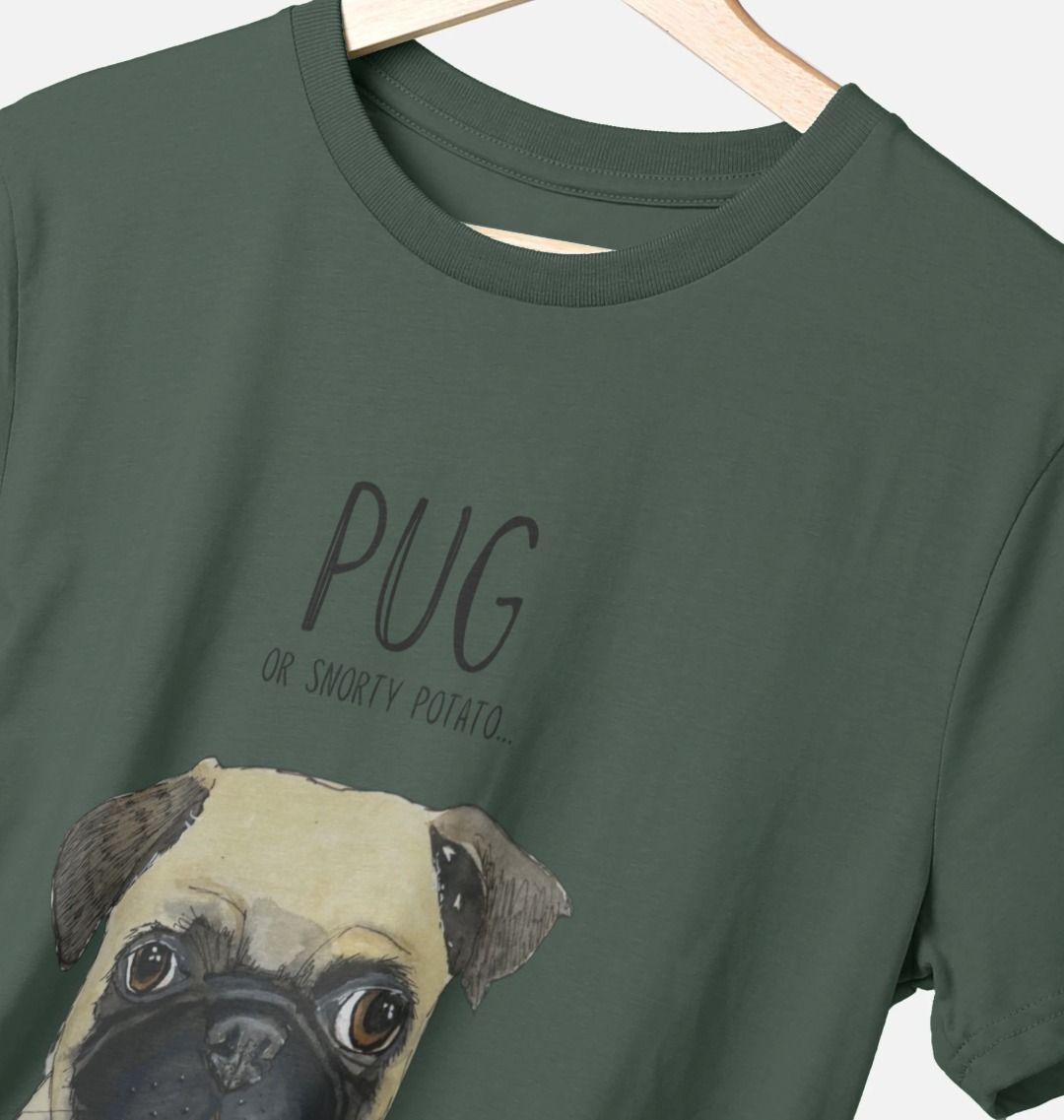 Snorty Potato Pug Men's T Shirt
