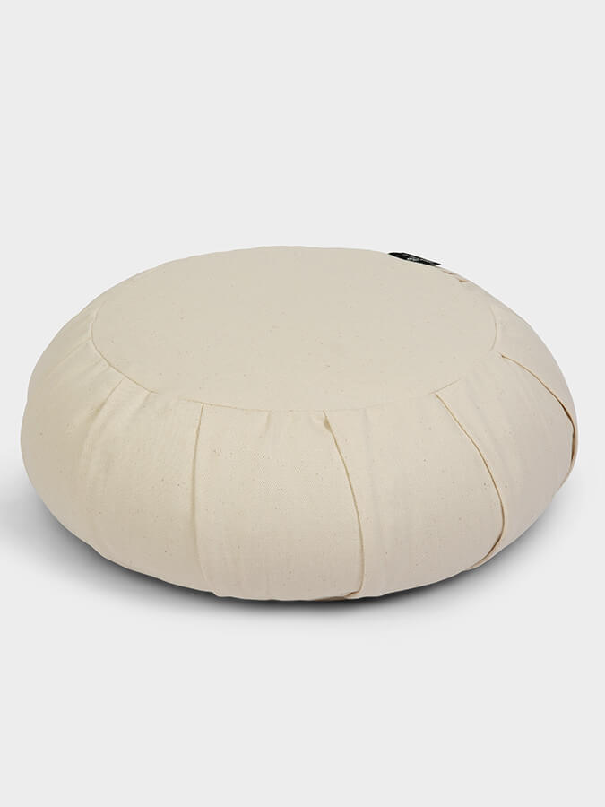Organic Buckwheat Zafu Round Meditation Cushion