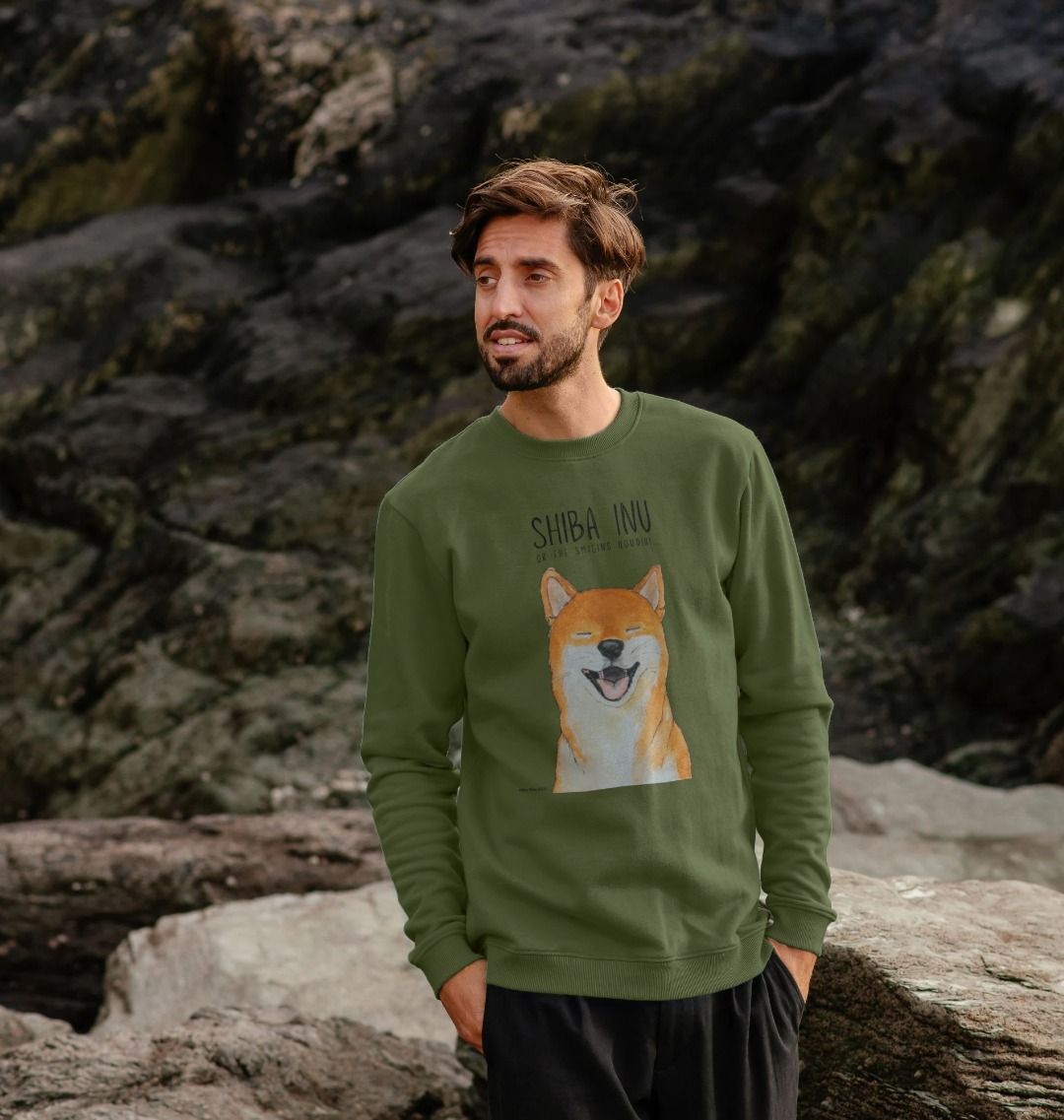 Houdini Mode Activated Shiba Inu Men's Sweatshirt
