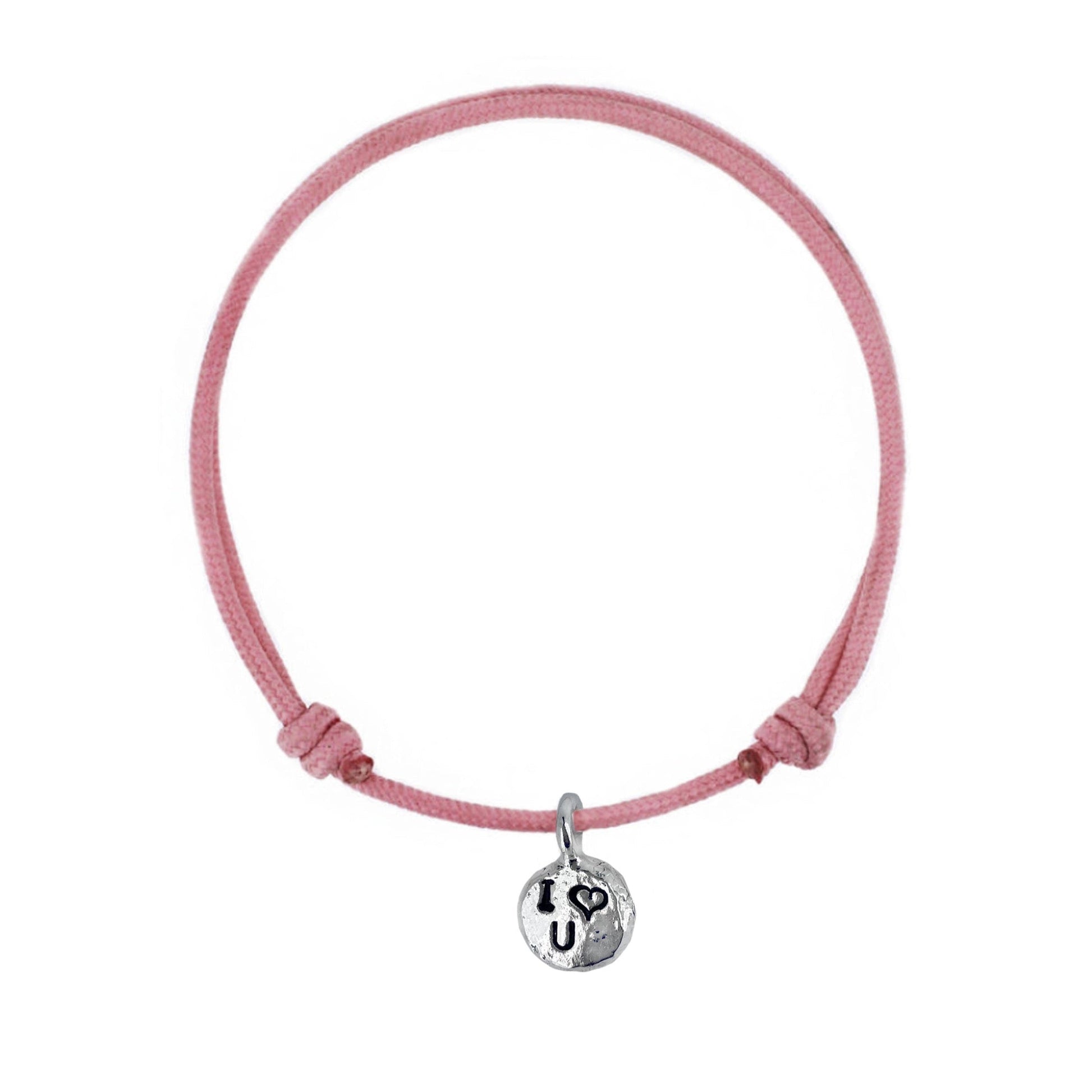 Love Rope Bracelet Handstamped