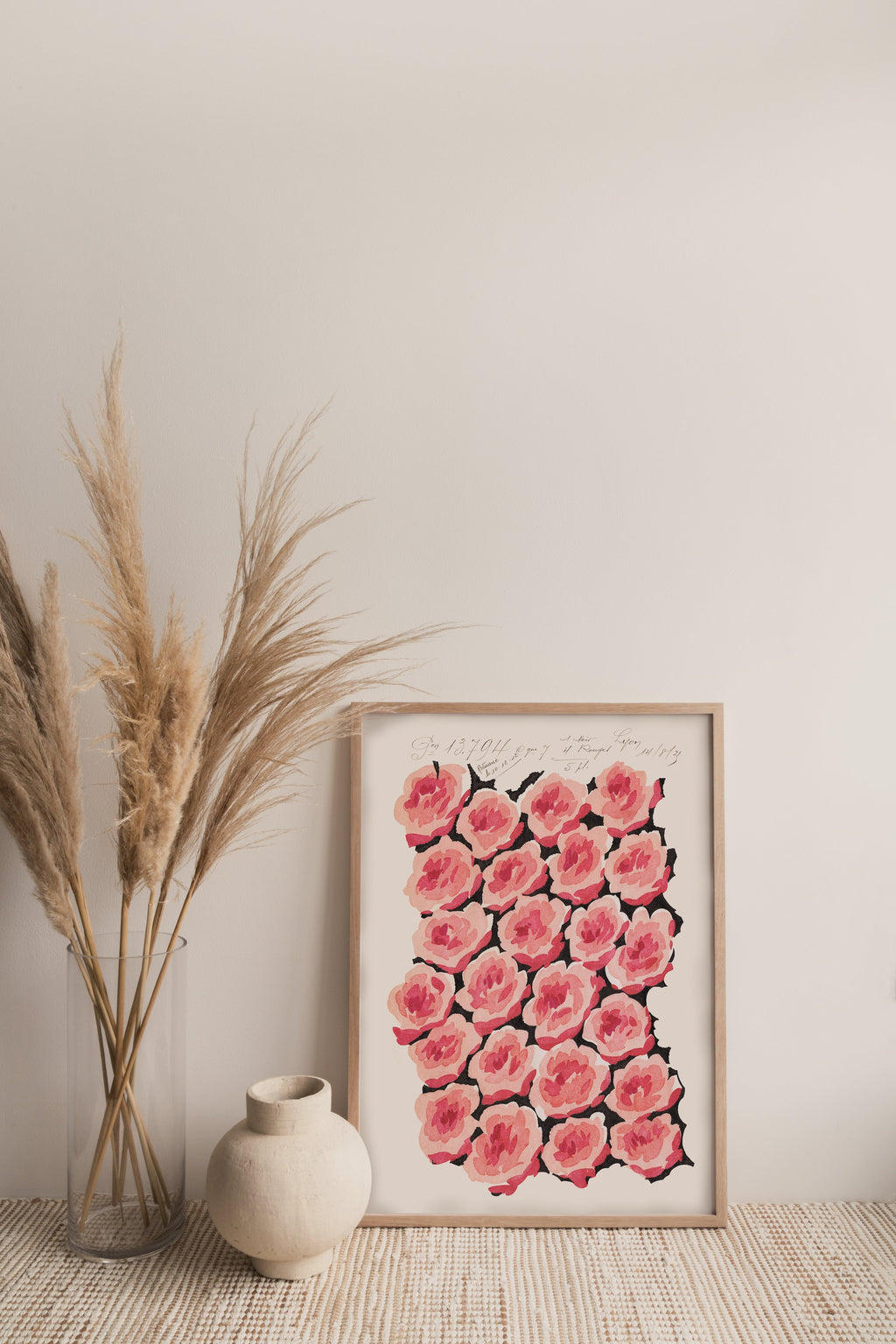 Baby Rose Vintage Archive Poster Print