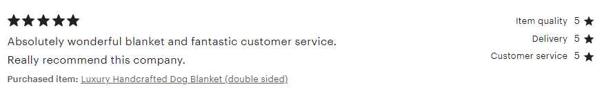 Handcrafted Luxury Dog Blanket with Dog Print